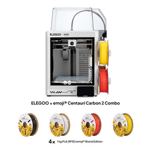 ELEGOO × emoji® Centauri Carbon 2 Combo + 4 kg PLA (RFID) (Classic Colors)