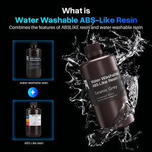 8K Water-Washable ABS-Like Resin