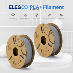 PLA+ Filament 1.75mm Grey 10KG