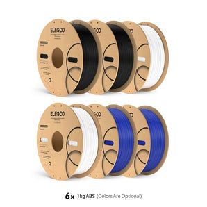 ABS Filament 3 Colors 6 kg