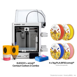 ELEGOO × emoji® Centauri Carbon 2 Combo: Custom Desk Stationery Bundle