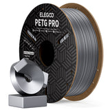 PETG PRO Filament 1KG Silver with Model