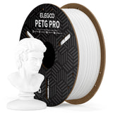 PETG PRO Filament 1KG White with Model