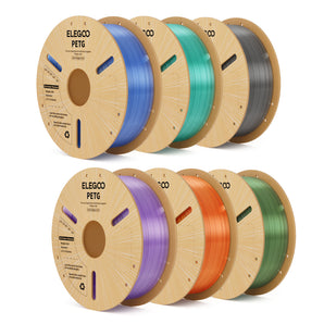 PETG Translucent Filament 6 Colors 6 kg