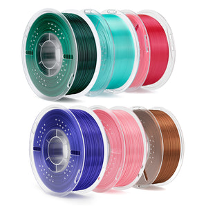 PLA Silk Filament 6 Colors 6 kg-Pack A